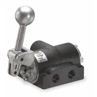 ARO Manual Air Control Valve: K, Four-Way / Three-Position, Lever, Gray, 83 scfm Flow Rate - Max (MPN K513LM)