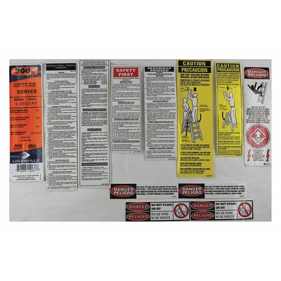 LOUISVILLE Label Kit: For 36Y489/36Y490/36Y491 - Material Handling Parts