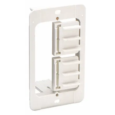 NVENT CADDY Communication Mounting Bracket: ABS, White - Mounting Accessories for Electrical Boxes