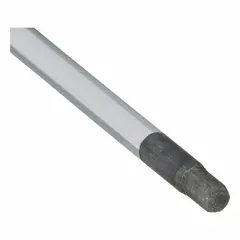 Precision hex screwdriver with a 1/8 in hex tip, 2-1/2 in shank length, and 6-1/4 in overall length. Designed for turning hex socket screws in electronics, small appliances, and precision assembly tasks.