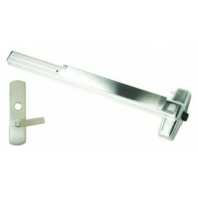 VON DUPRIN 99L-06 4 US28 RHR Rim Exit Device with Touchbar and Lever Trim - Rim Push Bars