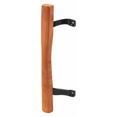 This recessed handle for sliding doors measures 10 inches in height and 2 inches in width. It is designed to provide a flush-mount locking solution for sliding doors in residential and light commercial settings. The lock helps secure the door while maintaining a clean surface appearance.