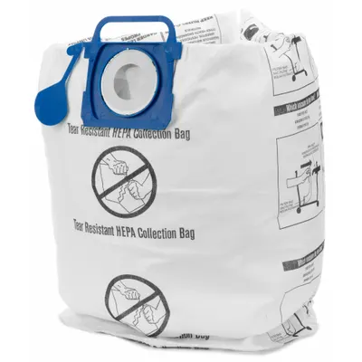 SHOP-VAC Vacuum Bag: Shop-Vac, Dry, Cloth, 1-Ply, HEPA - Shop Vacuum Bags
