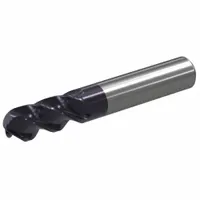 WIDIA Ball End Mill: Carbide, TiAlN Coated, 4 Flute, 3/16" Mill Dia, 5/8" LOC, 2-1/4" OAL (MPN W40BE05001RBT WU20PE)