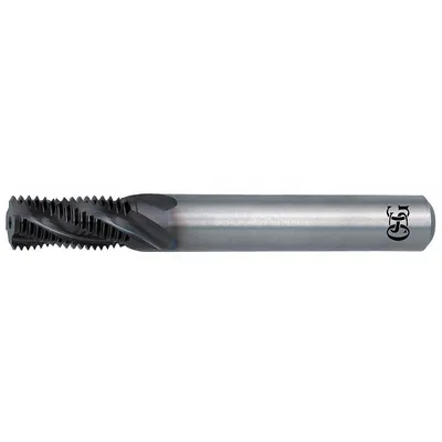 OSG Helical-Flute Thread Mill M16x2, 4 Flute, EXO Coated Carbide - Helical-Flute Thread Mills for Stainless Steel & Super Alloys