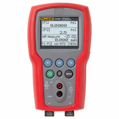 FLUKE: FLUKE-721EX-1615, HART, Included, Soft Case/Test Leads, -14 psi – 1,500 psi - Standard Handheld Pressure Calibrators