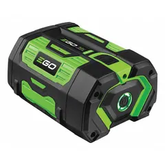 This 56V DC tabbed battery is part of the EGO 56V ARC Lithium™ cordless tool platform. It provides 7.5 Ah capacity for extended runtime. One battery is included per unit. Typical applications include powering cordless outdoor equipment such as mowers, trimmers, and blowers.