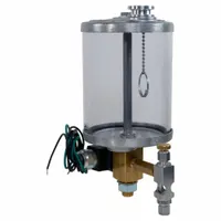 Standard drip-feed oiler with 19 oz capacity for controlled lubrication of bearings, chains, and slides. Features a 5/8"-18 UNF mounting thread. Suitable for industrial machinery requiring regulated oil supply