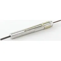 Hex wrench for tightening or loosening hex-head fasteners on pumps, valves, and tubing in HVACR systems. Used during maintenance and repair of heating, ventilation, air conditioning, and refrigeration equipment