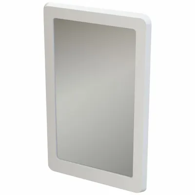 BESTCARE Bathroom Mirror: 1 (MPN WH1864-OCC11). Key specifications — Frame Material: Corterra. - Institutional Bathroom Mirrors