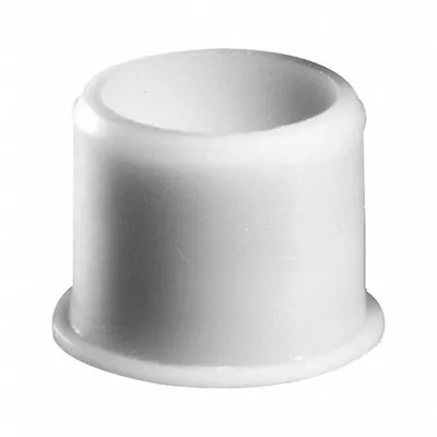 BUNTING BEARINGS Sleeve Bearing: Nylon, 5/16 in Bore, 1/2 in OD, 3/8 in Overall Lg, Off-White - General Purpose Plastic Flanged Sleeve Bearings