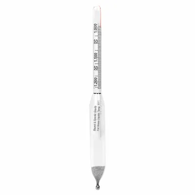 VEE GEE Specific Gravity Hydrometer: Baume/Specific Gravity, 1.000/1.225, 0.005 - Specific Gravity (Baume) Hydrometers