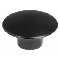 This pull knob features a thermoset construction with a threaded hole for secure mounting. It has a #10-32 thread, 60 mm thread length, and 1.5 in diameter. Suitable for manual actuation or adjustment on industrial equipment such as machinery, control panels, and material handling systems