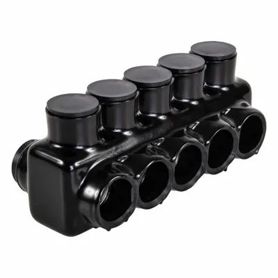POLARIS Multitap Connector: 5 Port, Double-Sided Entry, 6 AWG – 250 kcmil Wire Size - Dry-Location Double-Sided Entry Multitap Connectors
