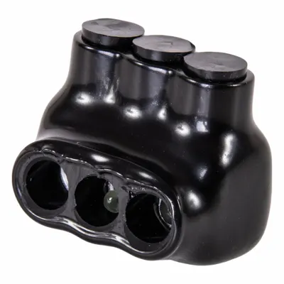 POLARIS Multitap Connector: 3 Port, Single-Sided Entry, 14 AWG – 4 AWG Wire Size - Dry-Location Single-Sided Entry Multitap Connectors