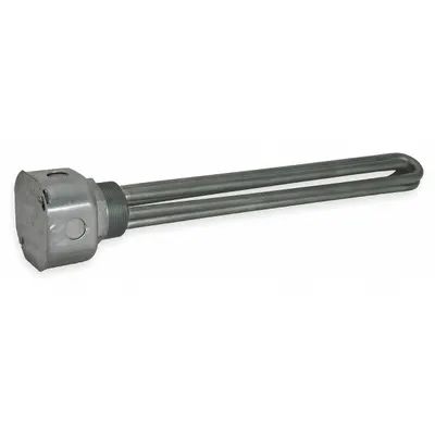 TEMPCO Screw Plug Immersion Heater: 1 Phase, 120V AC, 1,000 W Watt, 1 1/4 in NPT - Screw-Plug Immersion Heaters