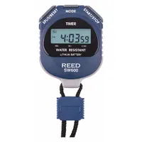 REED INSTRUMENTS Stopwatch,Digital,48",Nylon Lanyard: +/-3 Seconds Per Day, Count Up, LCD, Audible (MPN SW600)