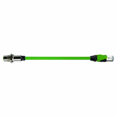 MURRELEKTRONIK M12 Male Straight to RJ45 Female Straight Cordset - M12 Connector to RJ45 Connector Cordsets