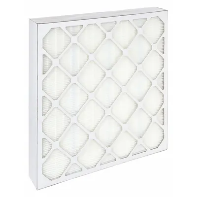 OEM Minipleat Air Filter: 20 in x 20 in x 4 in, Fiberglass, Beverage Board - MERV 14 Minipleat Air Filters
