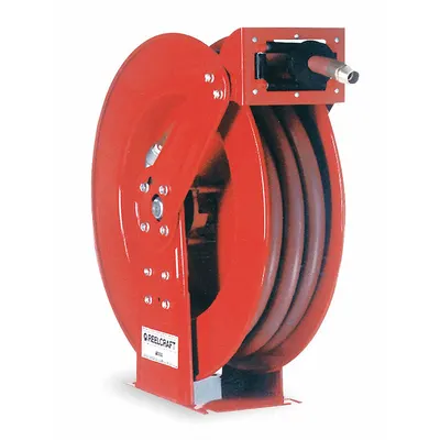 REELCRAFT 81100 OHP Dual-Arm Grease Spring-Return Hose Reel - Dual-Arm Grease Spring-Return Hose Reels