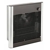DAYTON Recessed Electric Wall-Mount Heater: 1000 W, 120V AC, Single Phase, 120V AC, 1-phase, Bronze