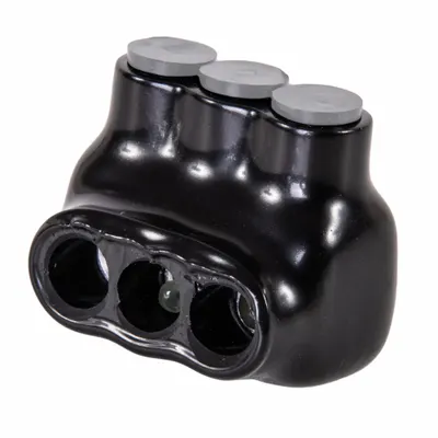 POLARIS Multitap Connector: 3 Port, Single-Sided Entry, 14 AWG – 6 AWG Wire Size - Dry-Location Single-Sided Entry Multitap Connectors