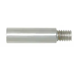 Steel sleeve anchor extension with zinc-plated finish, 5/16"-18 thread size. Used to extend the length of sleeve anchors in concrete or masonry fastening applications where standard anchor length is insufficient. Supplied in a 50-pack.