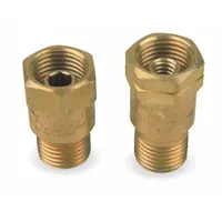 VICTOR Reverse Flow Check Valve, CTO/CTF Pair Pack: Torch Mount, 9/16"-18, For Oxygen & Fuel (MPN 0690-0011)