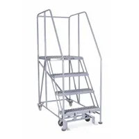 COTTERMAN Mobile Work Platform: 3.3 ft Platform Ht - Max, 24 in x 60 in, Steel, 800 lb Load Capacity (MPN 4WP2460RA3B4B8AC1P6)