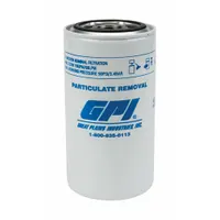 GPI Fuel Filter: Particulate, Disposable Canister, Particulate, 10 micron Filter Rating (MPN 129300-01)