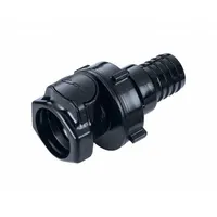 Quick Connection Coupling: Straight, 3/4 in ID Size, Quick-Disconnect Coupler x Barbed, Polysulfone (MPN HFCD161257)