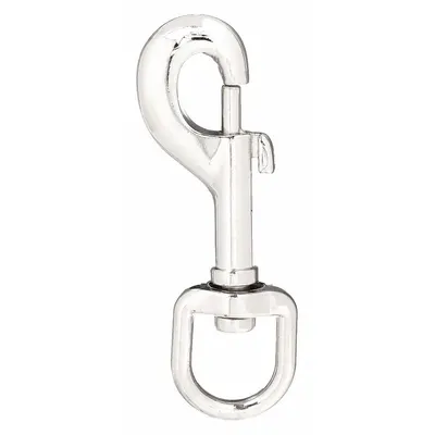 LUCKY LINE PRODUCTS Slide Bolt Spring Snap, Zinc, 1/4 in Opening - Slide Bolt Spring Snaps