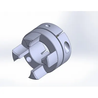 RULAND MANUFACTURING Zero-Backlash Curved Jaw Coupling Hub - Zero-Backlash Curved Jaw Coupling Hubs