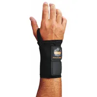 PROFLEX BY ERGODYNE Wrist Support: Right, XL Ergonomic Support Size, Black, Fits Over 8 in (MPN 4010)