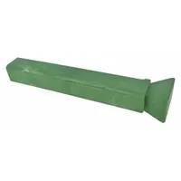 This left leg is a polypropylene accessory for utility carts, designed for use with model 5UTJ3. It features a green plastic finish and is compatible with carts having a 26-inch width. Commonly used in material handling applications such as warehouses and distribution centers