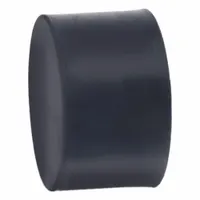 Cylindrical vibration-isolating mount with a natural rubber body and female x non-threaded style. Used to reduce transmitted vibration from industrial machinery such as pumps, compressors, and motors