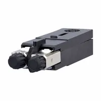METZ CONNECT Plug Insert: Data Insert, SC, Multifiber Fibers, 2 Ports, IP67, 1402500822-I