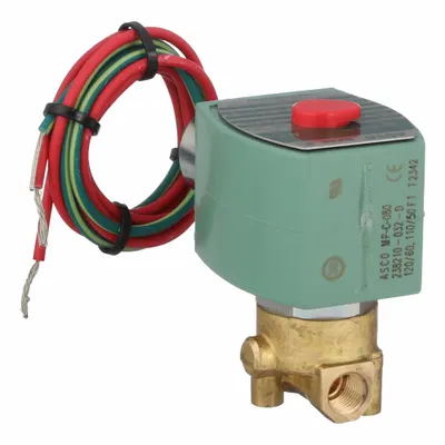 REDHAT Solenoid Valve: 2-Way, Normally Closed, 1/8 in Pipe Size, 110V AC/120V AC - 2-Way/2-Position, Normally Closed Solenoid Valves
