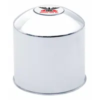Stainless steel rear hub cover kit with clip mount for heavy-duty trucks and trailers. Seals the hub cavity against dirt, moisture, and debris to extend bearing and seal life in fleet maintenance applications
