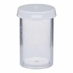 APPROVED VENDOR Polystyrene Sample Vial, 12.94 mL, 28.6 mm, Non-Sterile, with Cap