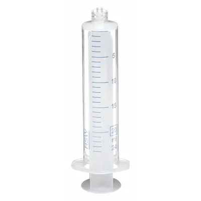NORM-JECT All-Plastic Syringe: 20 mL Capacity - mL, Luer Lock, Polypropylene, Polypropylene - Luer Lock Syringes