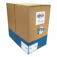 EATON TRIPP LITE Bulk Ethernet Cable: 1,000 ft Cable Lg, 23 AWG, Riser, Blue, LSZH, N222-01K-BL-LS