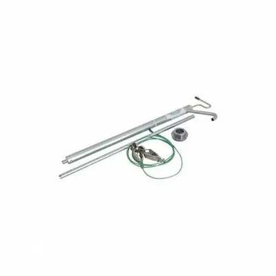 ACTION PUMP Hand Pump: Piston Action, Pump with Spout, Steel Housing, 8 oz per stroke - Down-Stroke Drum Pumps