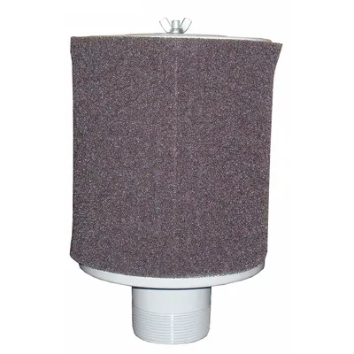 SOLBERG Intake Exposed Filter: 4 in (M)NPT Inlet Size, 520 cfm, 14 in Overall Ht - Air Compressor Intake Filters & Silencers