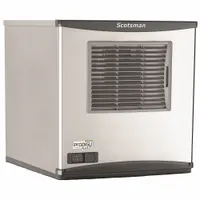 Air-cooled nugget ice machine head producing 600 lb of ice per day. Operates on 115V. Dimensions: 23 in H x 22 7/8 in W x 24 in D. Not Energy Star compliant. Suitable for commercial kitchens, cafeterias, and healthcare facilities requiring soft, chewable nugget ice