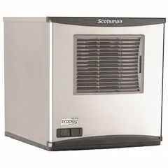 Air-cooled nugget ice machine head producing 600 lb of ice per day. Operates on 115V. Dimensions: 23 in H x 22 7/8 in W x 24 in D. Not Energy Star compliant. Suitable for commercial kitchens, cafeterias, and healthcare facilities requiring soft, chewable nugget ice.