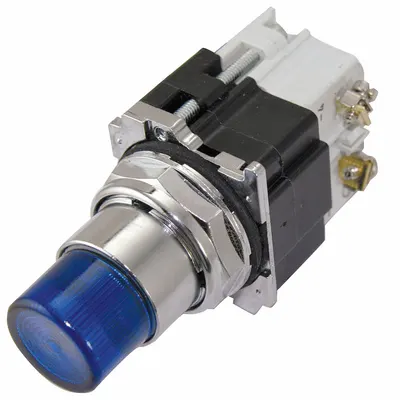 EATON Illuminated Push Button: Illuminated, Extended Profile, Metallic, 30 mm - Illuminated Extended-Length Push Buttons