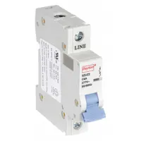 DAYTON IEC Supplementary Protector: 4 A Amps, 5kA at 277V AC, Screw Clamp, NDB2-63 C4/1, 277V AC, C