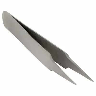 AVEN Tweezers: Titanium, Point, Relieved Tip - Solder-Resistant Titanium Tweezers