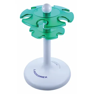 WHEATON Pipette Stand: Plastic, 8 11/16 in Overall Ht, Rotates 360° - Pipette Stands & Racks